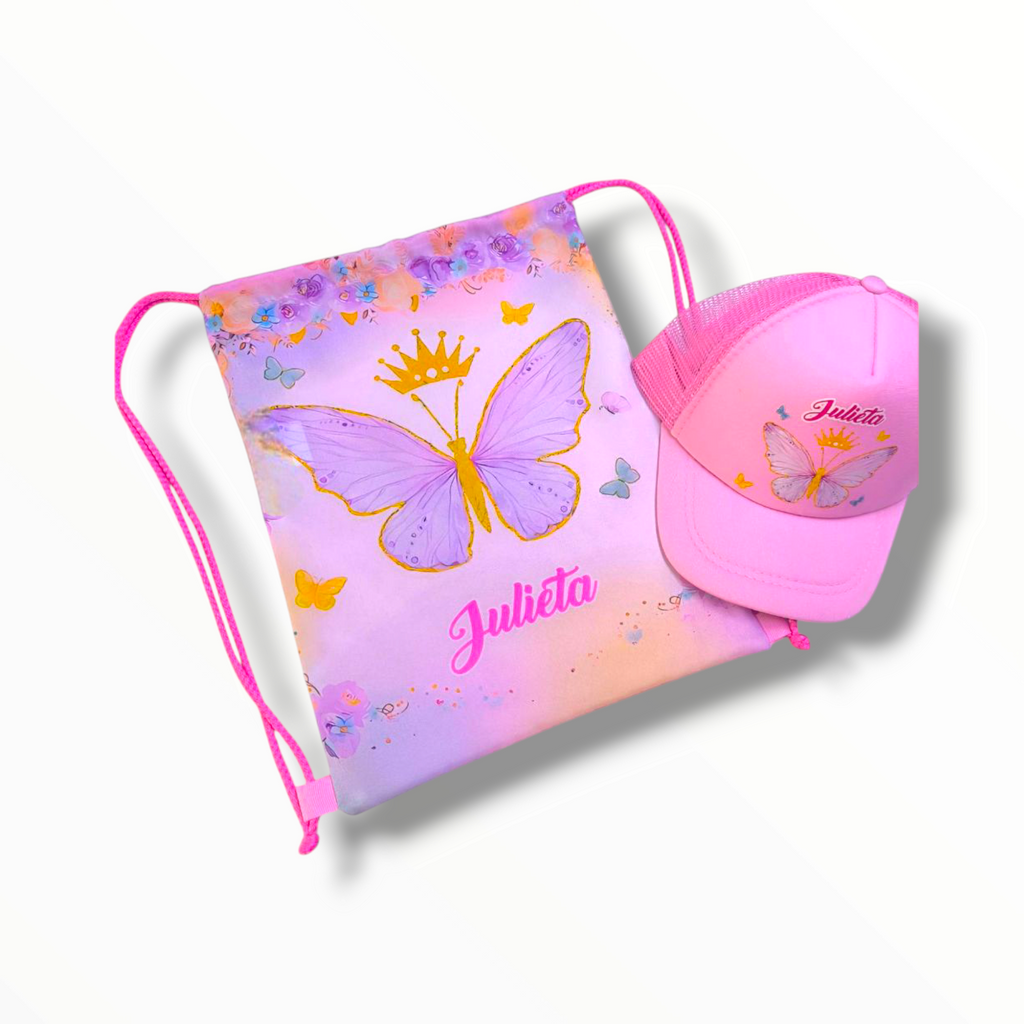 Combo Fiesta Premium: Tula Mediana 24×32 cm + Gorra Personalizada (Docena)