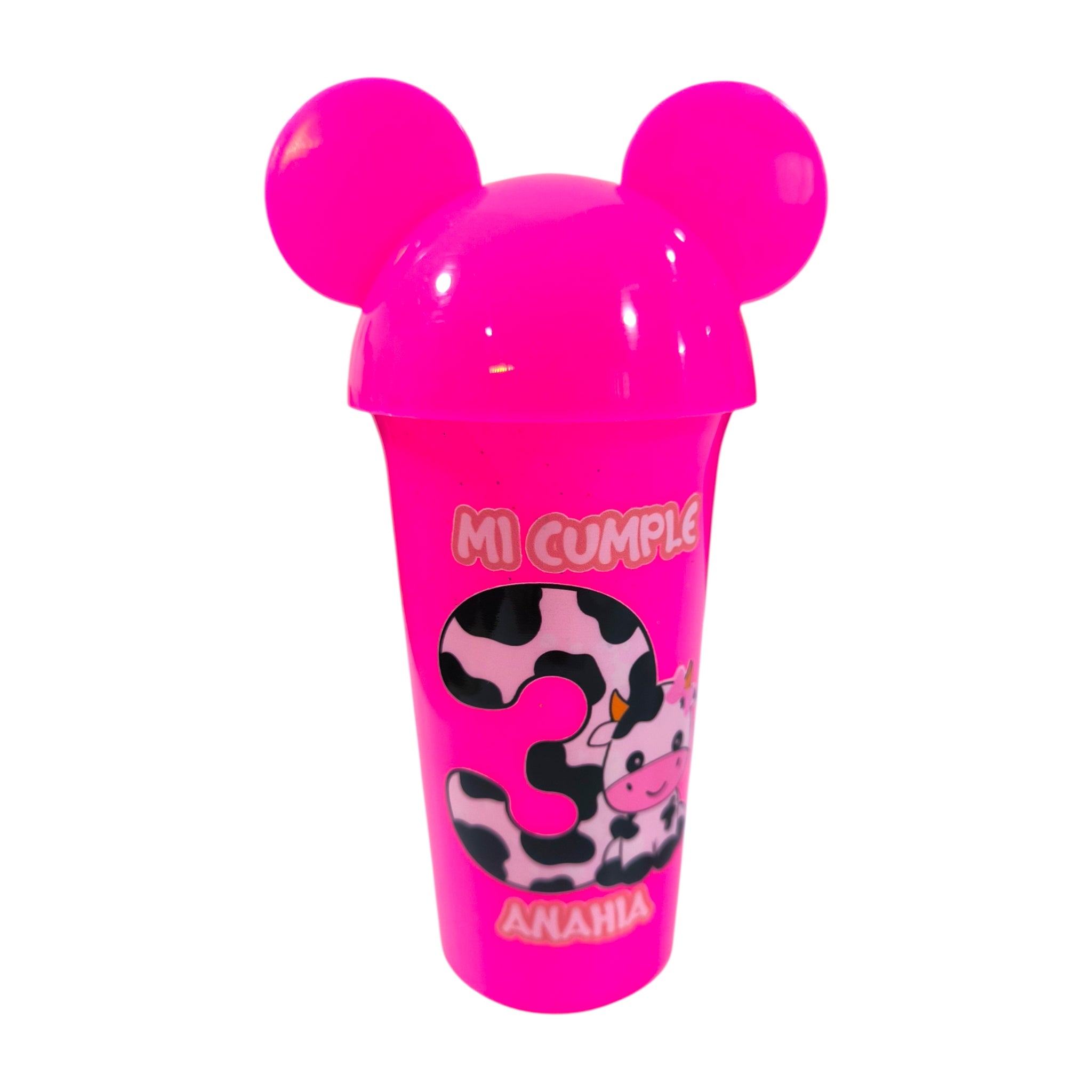 Vaso personalizado para cumpleaños infantiles Infantulas