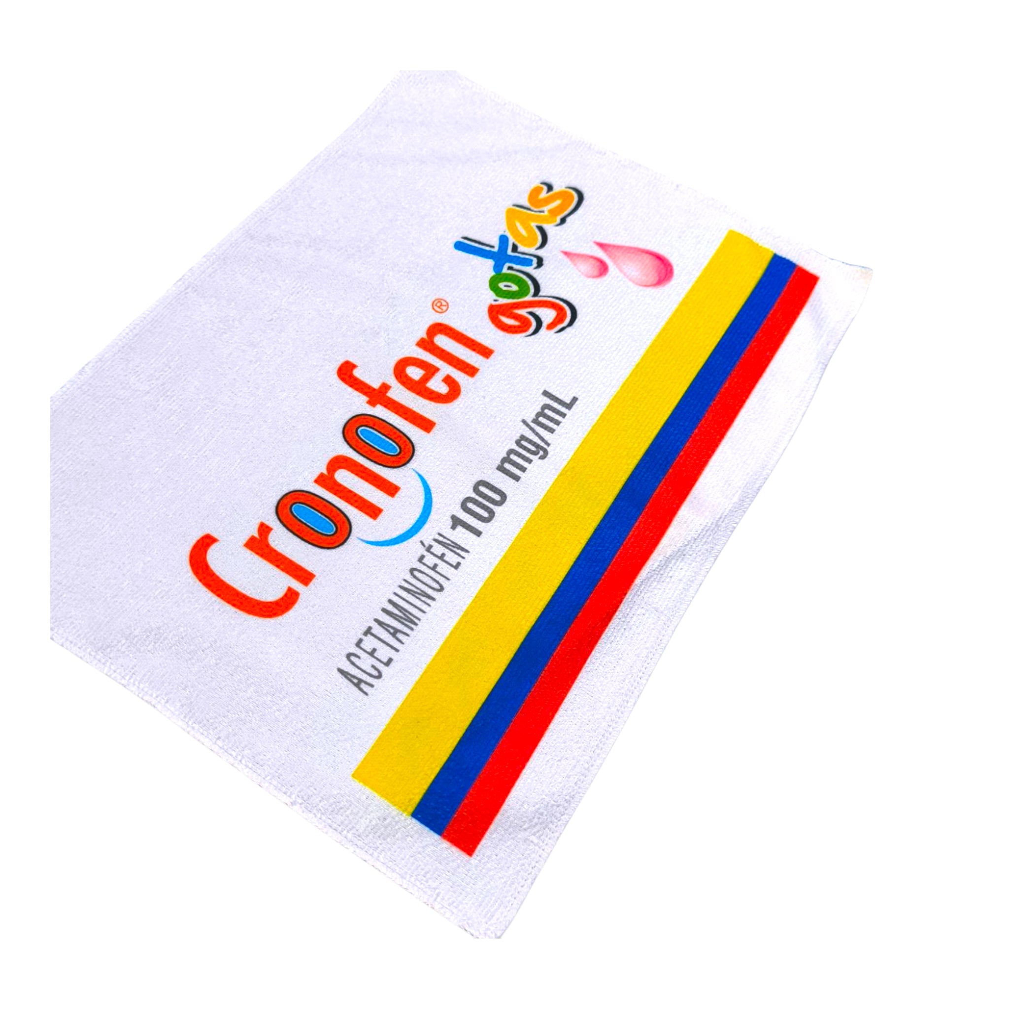 Toallas de microfibra corporativas impresas con logotipo empresarial para regalos promocionales.