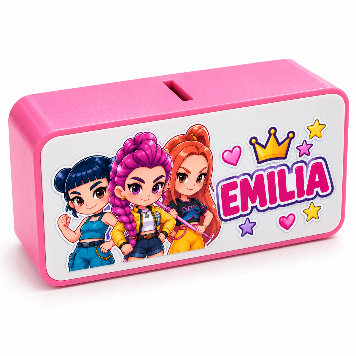 Alcancía Personalizada Infantil 14×5×8 cm (Docena)