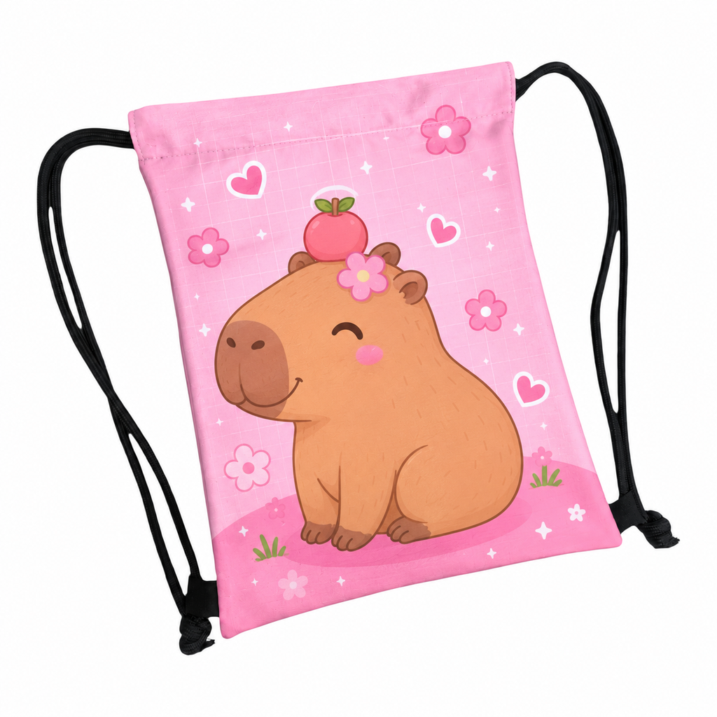 ula premium de lona personalizada de 30x40 cm con cordón grueso e impresión full color de Infantulas.