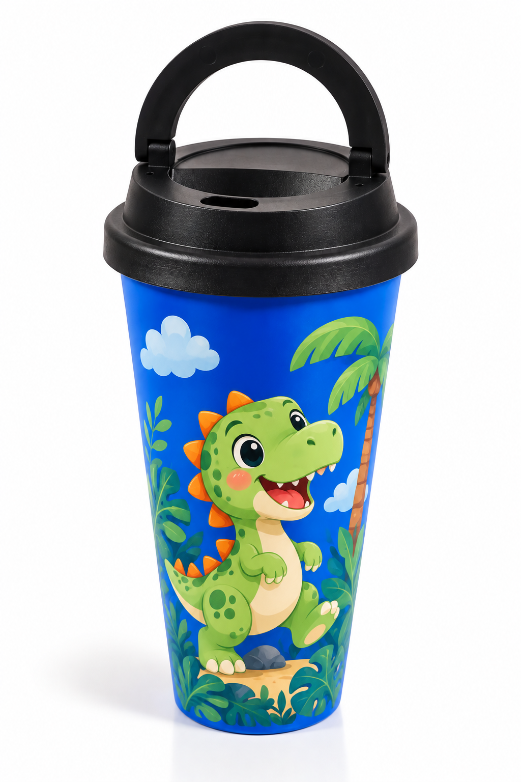 Vaso Multiusos  Personalizado 600 ml con Tapa y Manija – (Docena)